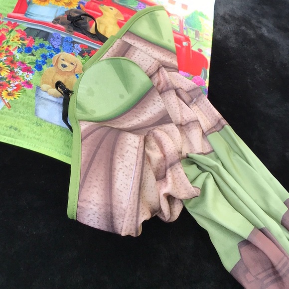 Teenage Mutant Ninja Turtle Donatello 2 pc Halloween Costume & Plastic Mask M - Picture 5 of 16